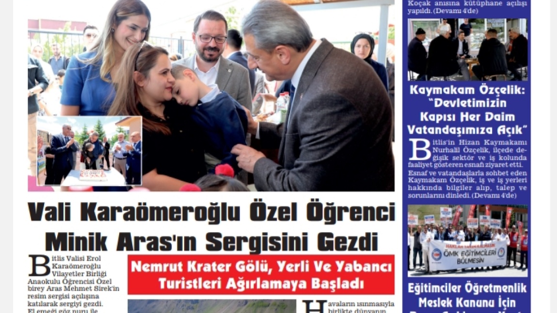 Okulumuz Öğrencilerinden Aras Mehmet SİREK'in Resim Sergisi